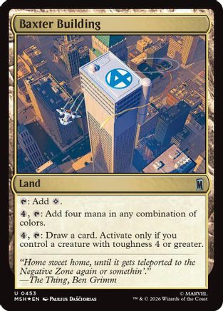 Baxter Building (Surge Foil) [MSH 453]  Foil