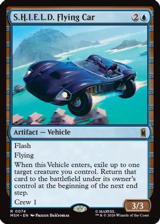 S.H.I.E.L.D. Flying Car [MSH 074]