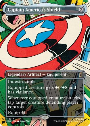 Captain America's Shield (Borderless) (0317) [MSH 317]