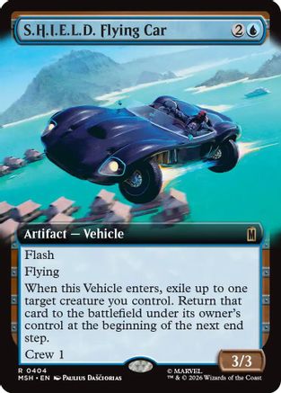 S.H.I.E.L.D. Flying Car (Extended Art) [MSH 404]