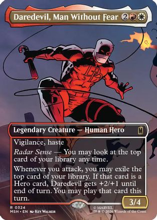 Daredevil, Man Without Fear (Borderless) (0324) [MSH 324]