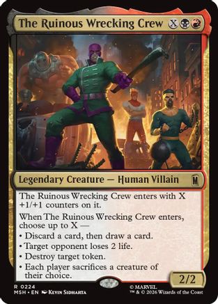 The Ruinous Wrecking Crew [MSH 224]  Foil