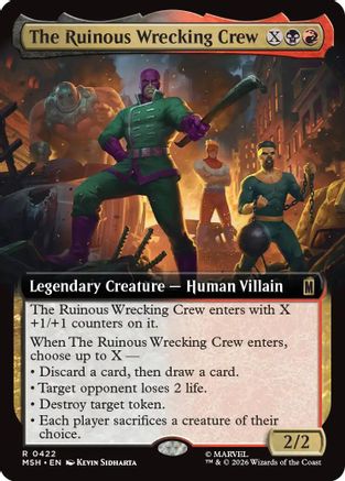 The Ruinous Wrecking Crew (Extended Art) [MSH 422]  Foil