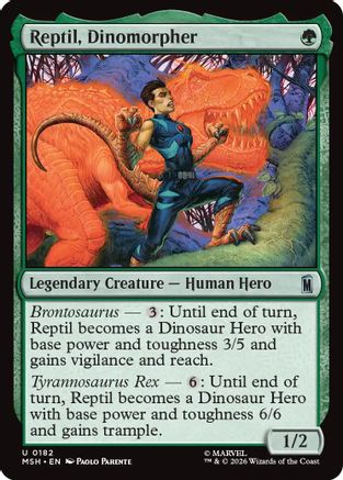 Reptil, Dinomorpher [MSH 182]  Foil