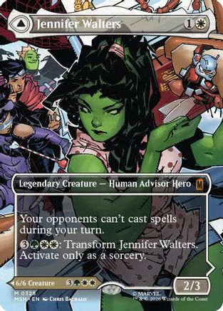 Jennifer Walters (Borderless) (0328) [MSH 328]  Foil