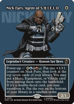 Nick Fury, Agent of S.H.I.E.L.D. (Borderless) (0357) [MSH 357]