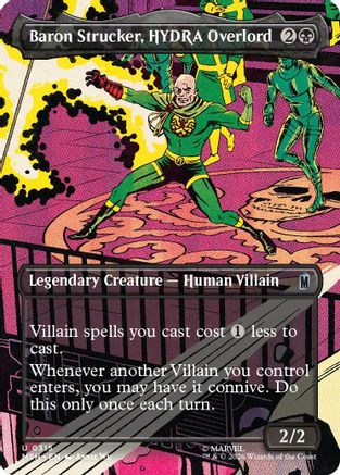 Baron Strucker, HYDRA Overlord (Borderless) (0315) [MSH 315]  Foil
