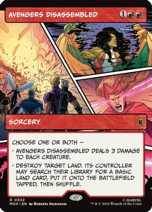 Avengers Disassembled (Borderless) [MSH 302]