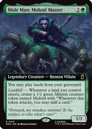 Mole Man, Moloid Master (Extended Art) [MSH 415]  Foil
