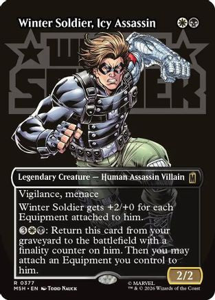Winter Soldier, Icy Assassin (Borderless) [MSH 377]