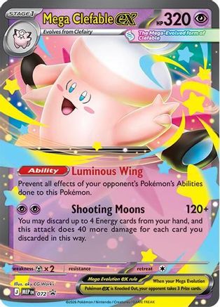 Mega Clefable ex - 072 - 72/null [ME: Mega Evolution Promo] Holofoil
