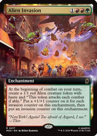 Alien Invasion (Extended Art) [MSH 417]  Foil