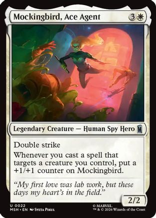 Mockingbird, Ace Agent [MSH 022]  Foil