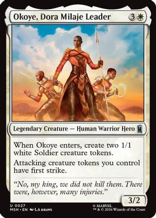 Okoye, Dora Milaje Leader [MSH 027]  Foil