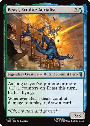 Beast, Erudite Aerialist [MSH 206]