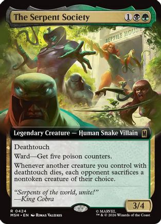 The Serpent Society (Extended Art) [MSH 424]