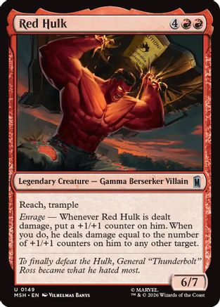 Red Hulk [MSH 149]