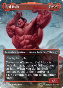 {@@MSH C} Red Hulk (Borderless) [MSH 329]