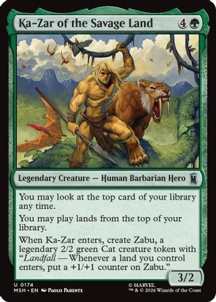 Ka-Zar of the Savage Land [MSH 174]  Foil