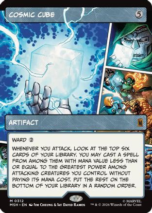 Cosmic Cube (Borderless) (0312) [MSH 312]
