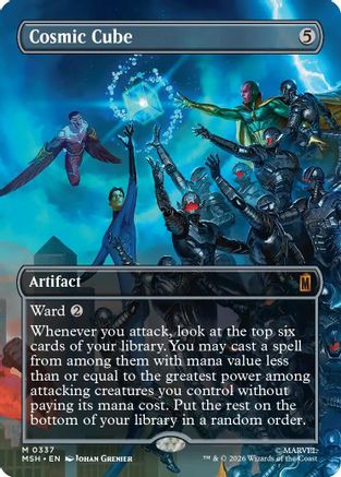 Cosmic Cube (Borderless) (0337) [MSH 337]  Foil