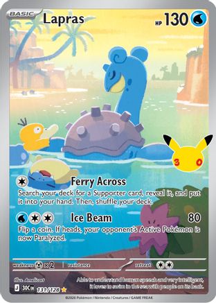 [PKM] Lapras - 131/null [ME: 30th Celebration] Holofoil