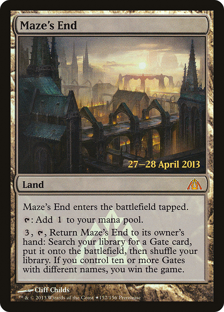 {R} Maze's End [Dragon's Maze Prerelease Promos][PR DGM 152]