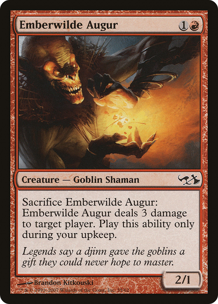 {C} Emberwilde Augur [Duel Decks: Elves vs. Goblins][DDA 035]