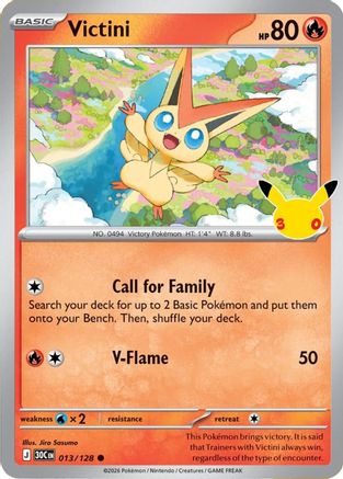 [PKM] Victini (013) Holofoil [ME 30th Celebration]