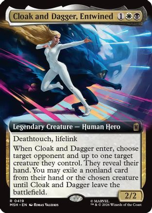 Cloak and Dagger, Entwined (Extended Art) [MSH 419]  Foil