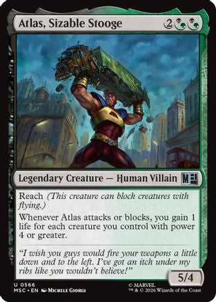 Atlas, Sizable Stooge [MSH 566]  Foil