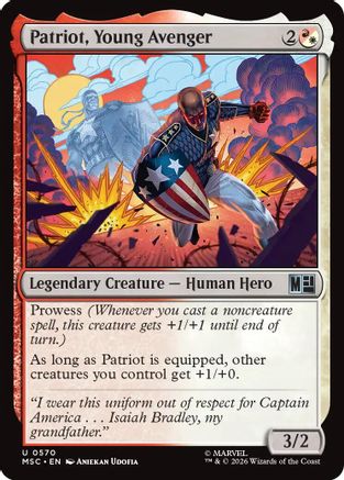 Patriot, Young Avenger [MSH 570]