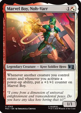 Marvel Boy, Noh-Varr [MSH 743]  Foil