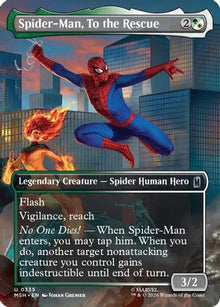 {@@MSH C} Spider-Man, To the Rescue (Borderless) [MSH 335]