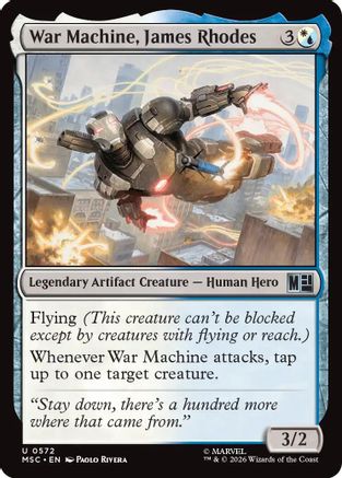 War Machine, James Rhodes [MSH 572]  Foil