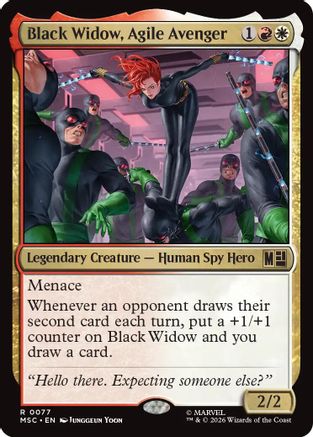 Black Widow, Agile Avenger [MSC 077]