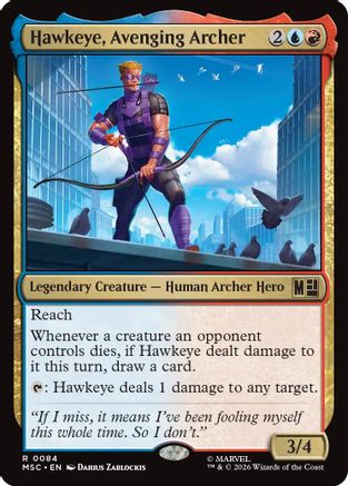 Hawkeye, Avenging Archer [MSC 084]  Foil
