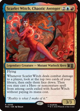 Scarlet Witch, Chaotic Avenger [MSC 093]  Foil