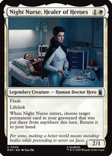 {@@MSH C} Night Nurse, Healer of Heroes [MSH 026]