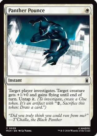 Panther Pounce [MSH 029]  Foil