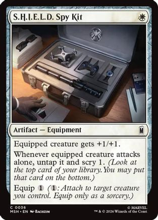 {@C} S.H.I.E.L.D. Spy Kit (Foil) [Marvel Super Heroes] [MSH 036]
