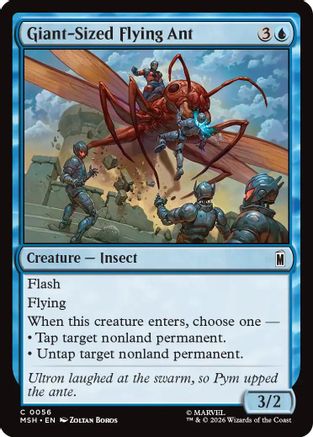 {@C} Giant-Sized Flying Ant (Foil) [Marvel Super Heroes] [MSH 056]