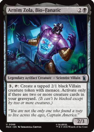 {@C} Arnim Zola, Bio-Fanatic (Foil) [Marvel Super Heroes] [MSH 086]