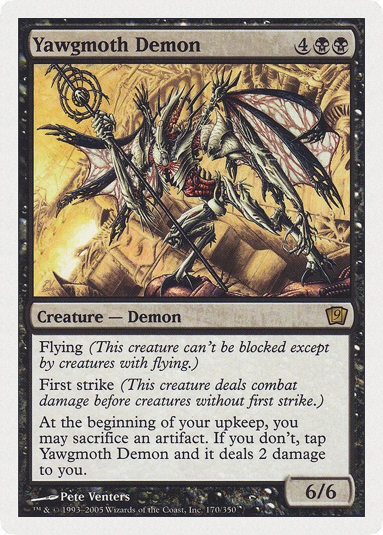 {R} Yawgmoth Demon [Ninth Edition][9ED 170]