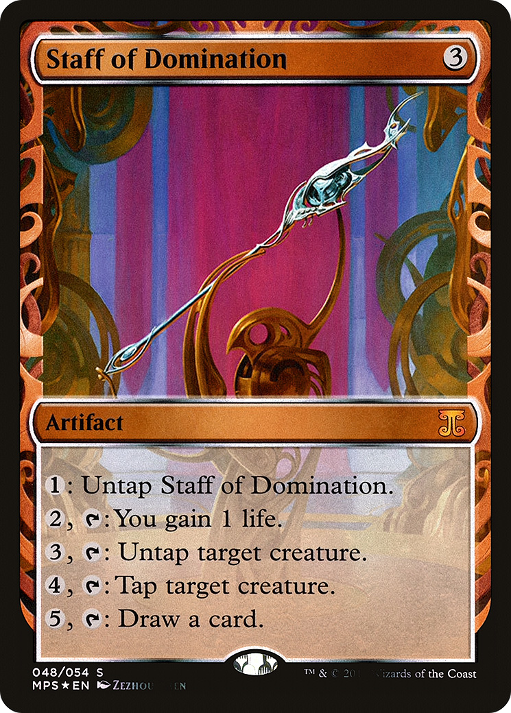 {R} Staff of Domination [Kaladesh Inventions][MPS 048] - Misty Mountain Games