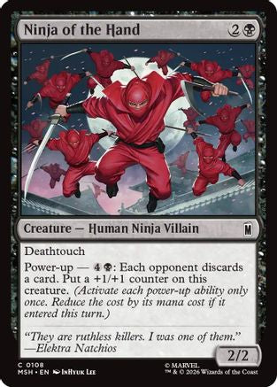 Ninja of the Hand [MSH 108]  Foil