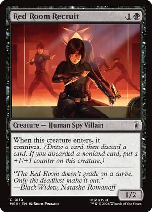 Red Room Recruit [MSH 110]  Foil
