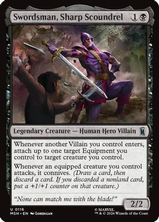 Swordsman, Sharp Scoundrel [MSH 116]  Foil