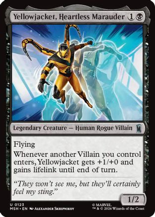 Yellowjacket, Heartless Marauder [MSH 123]  Foil