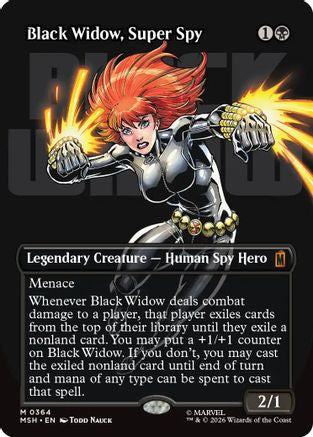 Black Widow, Super Spy (Borderless) (0364) [MSH 364]